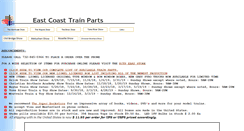 Desktop Screenshot of eastcoasttrainparts.com