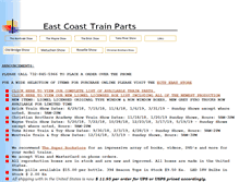 Tablet Screenshot of eastcoasttrainparts.com